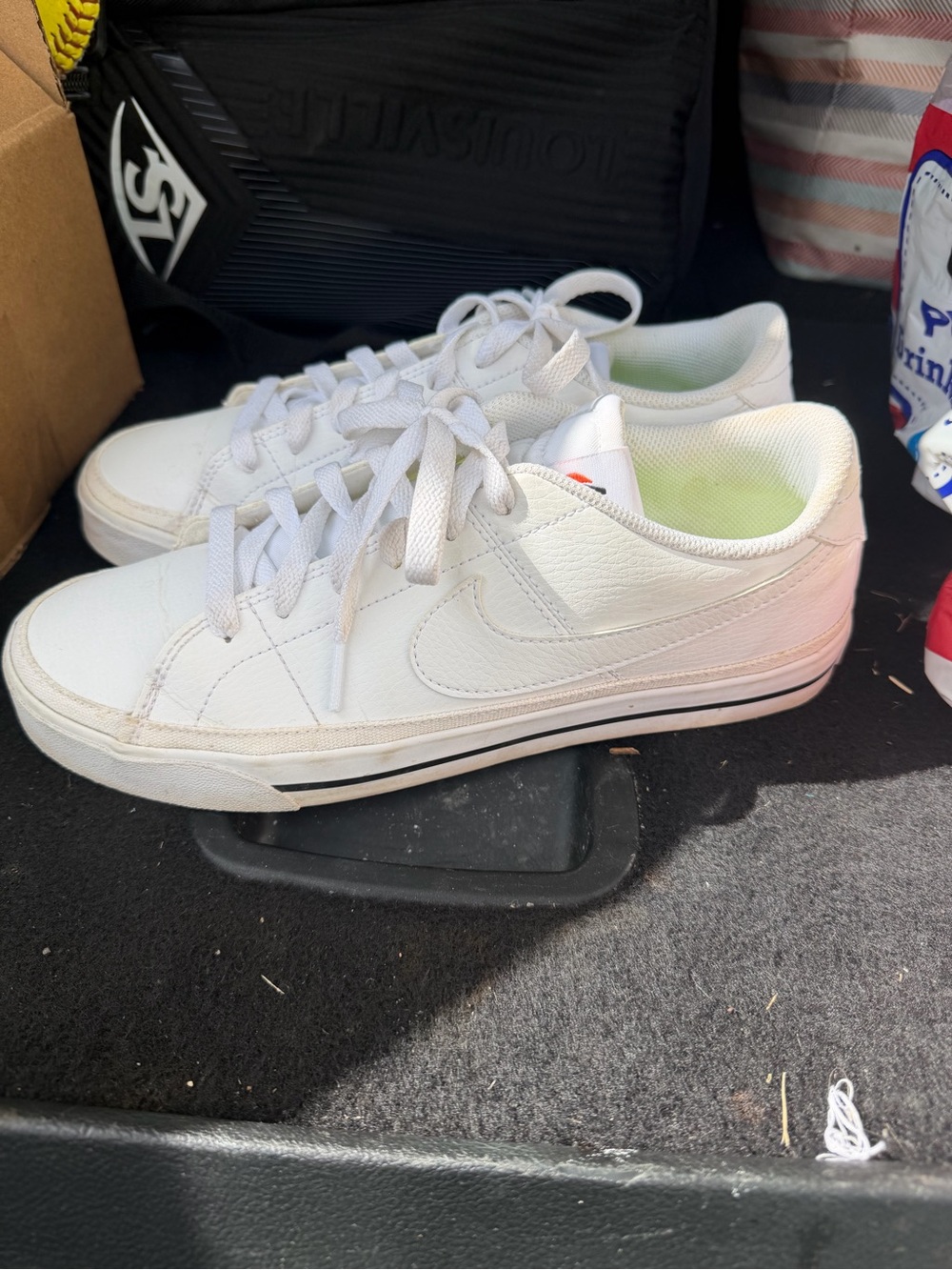 Nike White Low-Profile Women’s Leather Sneakers